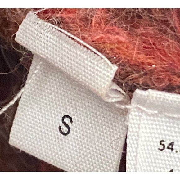 Naadam Womens S Ribbed Crewneck Sweater Wool/Alpaca Blend Space Dye Stripe lux s - Picture 7 of 10